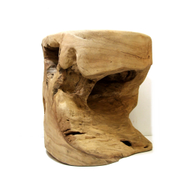 Stolik podręczny kawowy z kawałka korzenia drewno TEAK 40x40cm